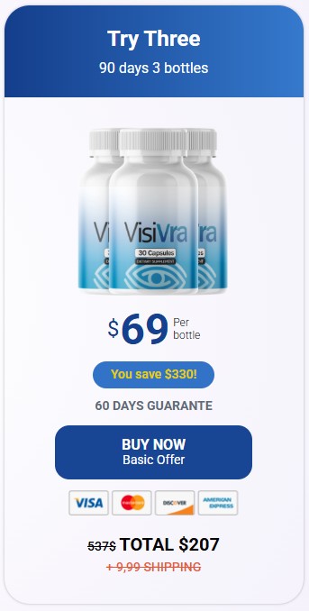 VisiVra 3 Bottle Price